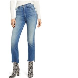 MOTHER Hustler Two Step Ankle Fray Thunderstruck - Size 26.